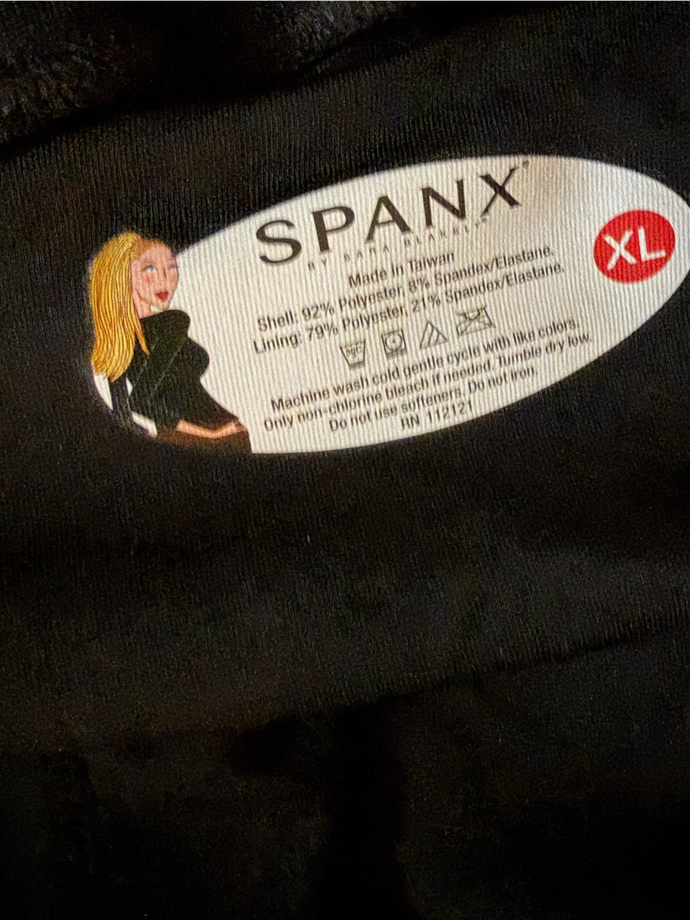 SPANX Pantalón Bod-A-Bing Black Wide-Leg Size XL - Picture 6 of 6